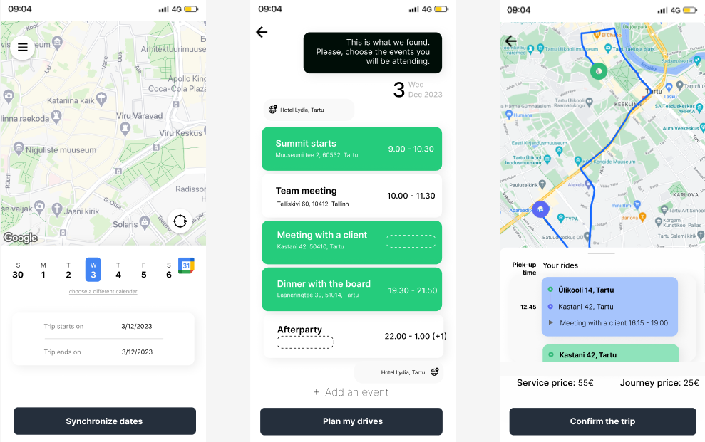 Business travelers wireframe