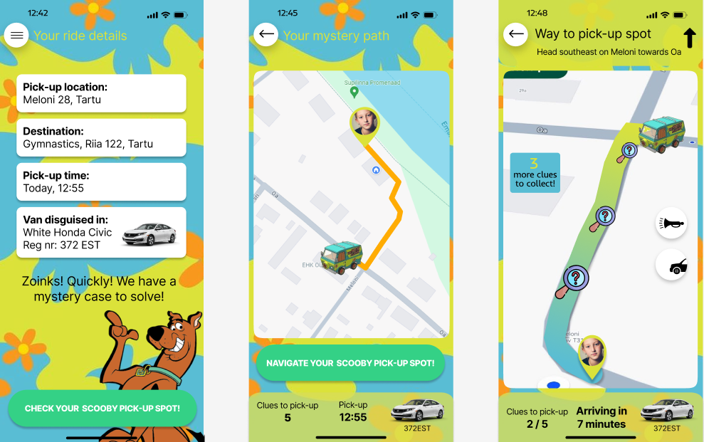 Families and kids wireframe